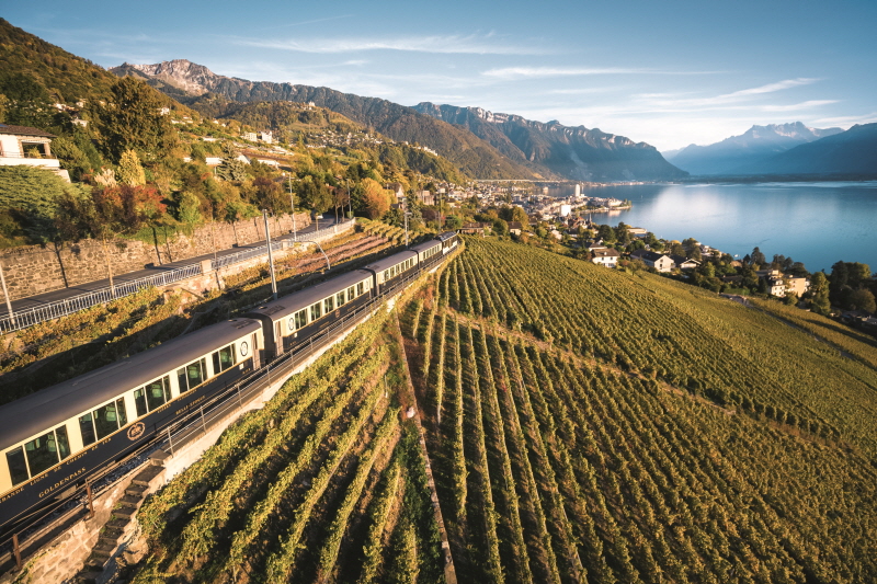 A Swiss Train Trip through the Middle of Autumn.